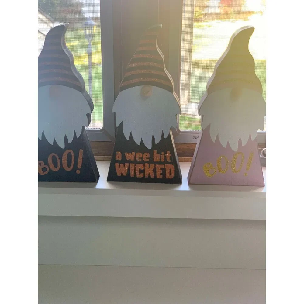3 Halloween Gnomes
